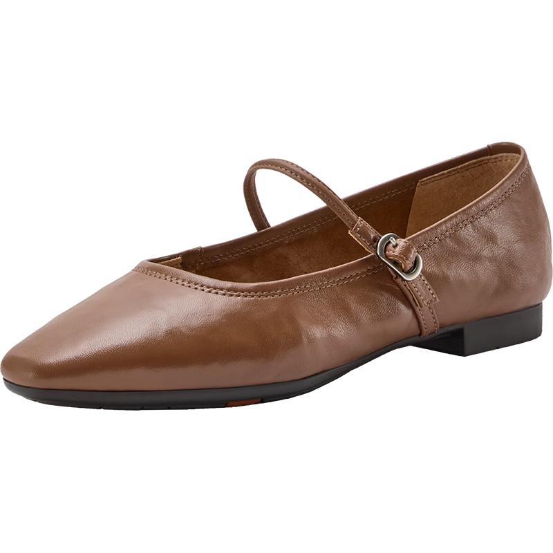 Женские балетки Mary Jane из овчины Bata