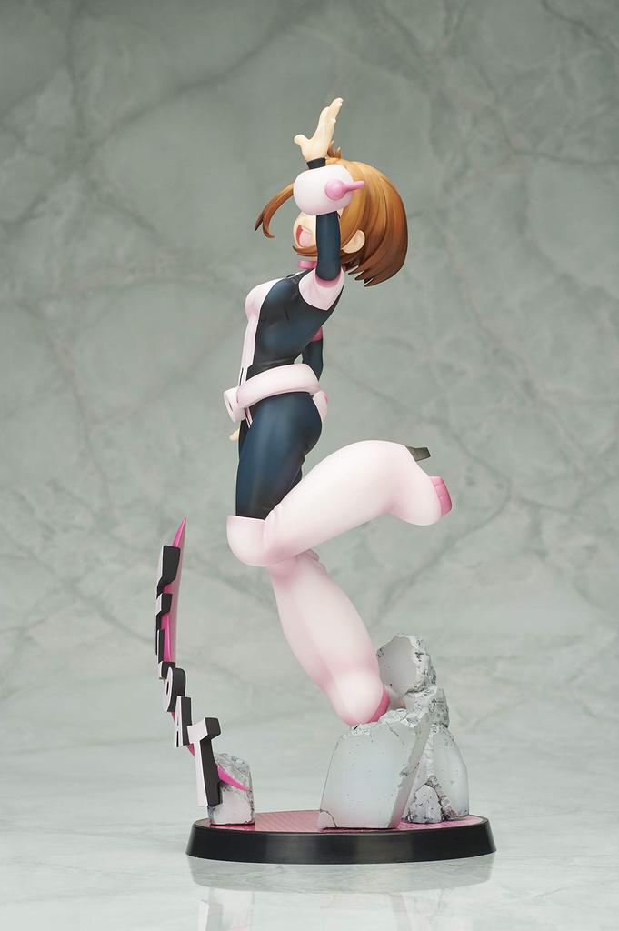 Bell Fine My Hero Academia Uraraka Ochako Hero Suit масштаб ПВХ окрашенный готовый продукт фигурка перепродажа Ver. 1/8