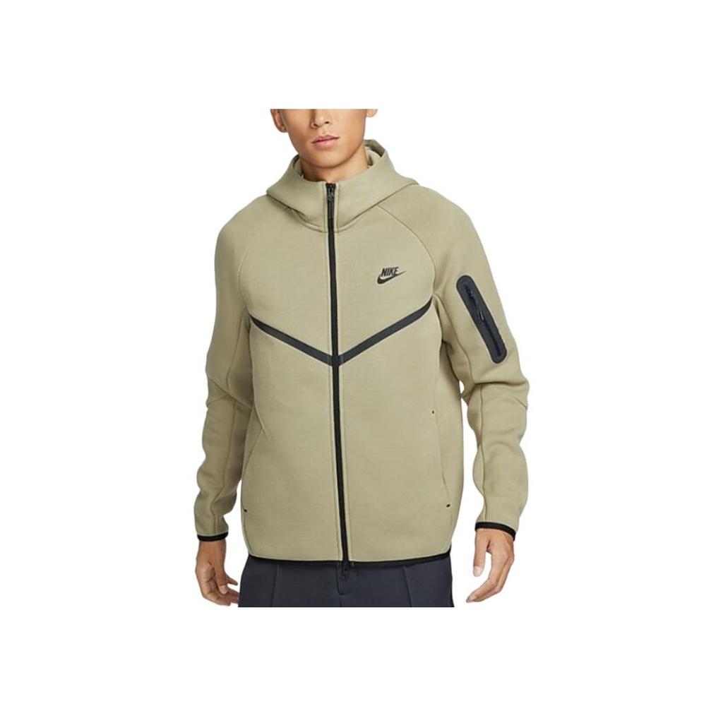 Nike Логотип Повседневный Спортивный Худи Вязаный С Длинным Рукавом Куртка для Бега Мужские куртки Хаки HV0950277