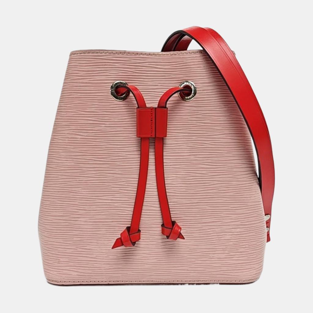 [Pre-Owned] Néonoé Bb Water Wave Leather Bucket Bag - Very Good #10FSEDK