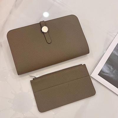 Роскошные женские кошельки из натуральной кожи, длинный кошелек из коровьей кожи, высокая вместимость, застежка-защелка золотистого цвета, сумка-клатч, брендовый дизайн, женский кошелек