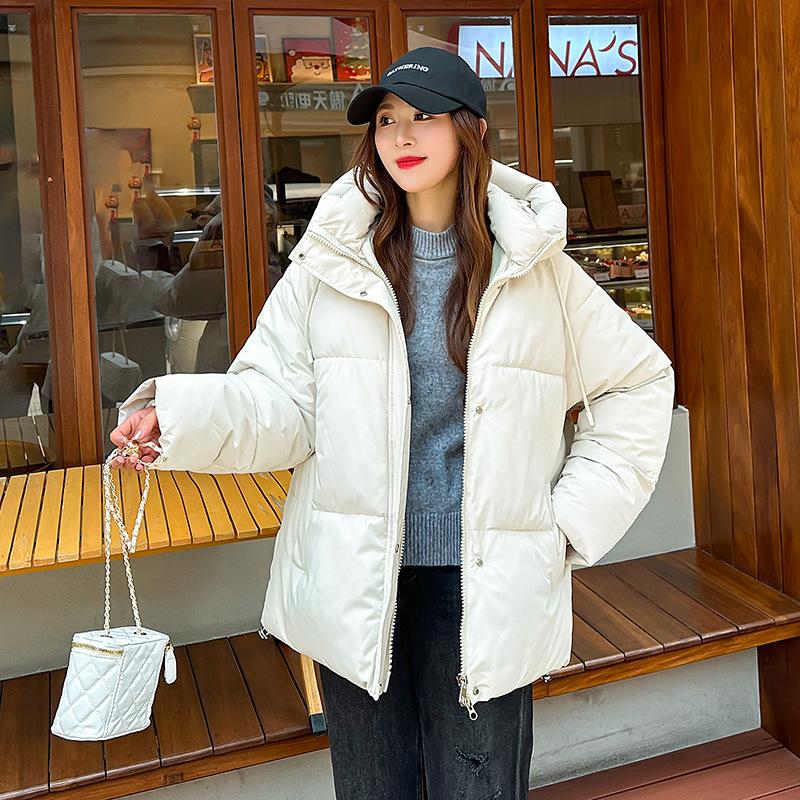 Women Jacket Winter Hooded Women's Cotton Coats Thickened Female Bread Clothes Comfortable and Youthful Outerwears