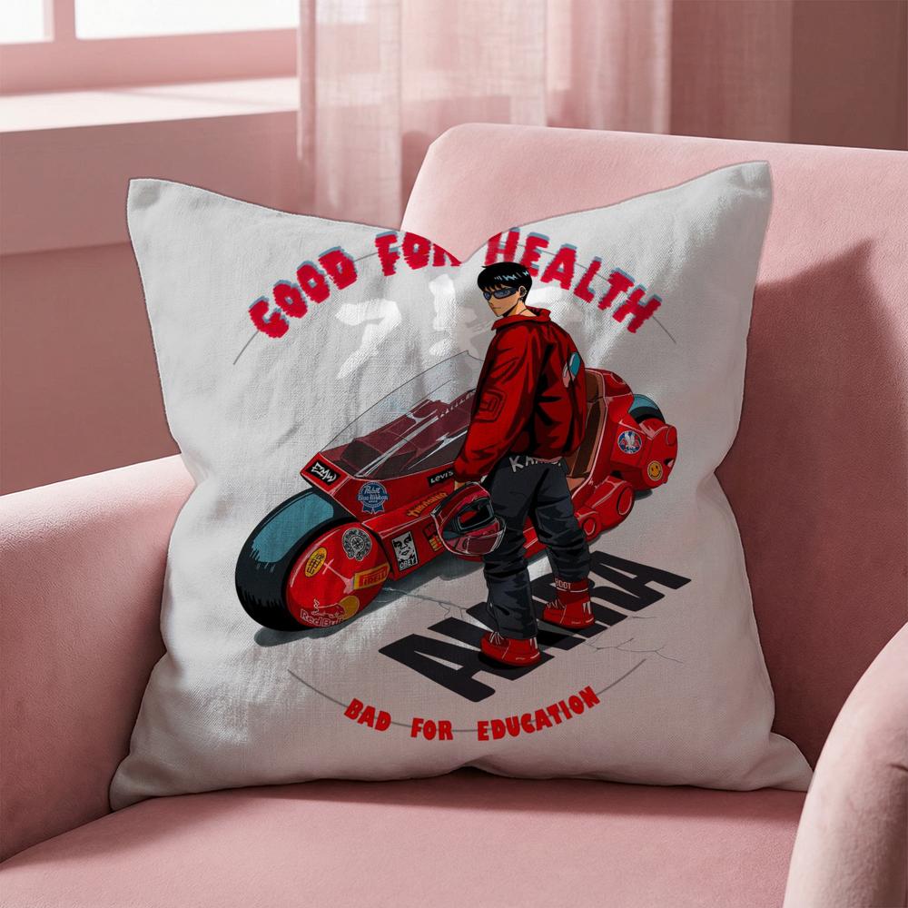 A-Akira ANIME Cushion Cover Multi-Scene Pillow Cover for Home & Car - Reversible, Soft & Durable for Daily Use