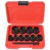 VidaXL Damaged Bolt/Nut Extractor Kit Steel 11 Pcs