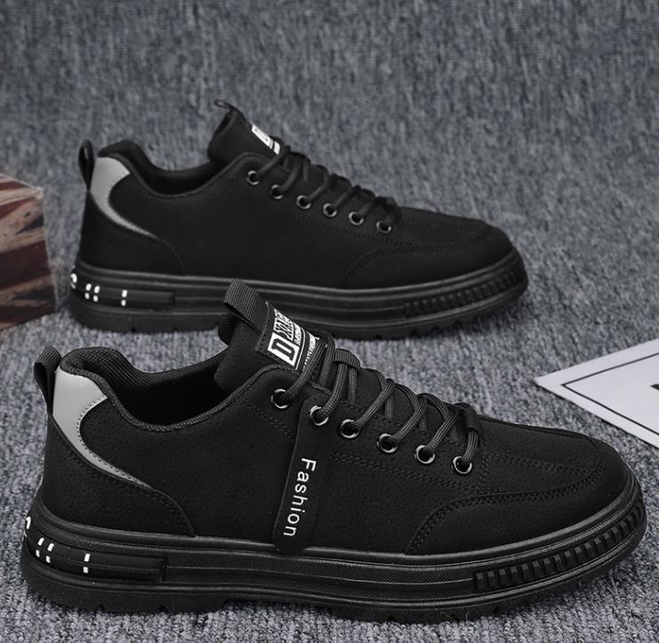 Мужская теплая обувь, зимняя новая хлопковая мужская обувь, нескользящие мужские кроссовки на платформе, уличные плюшевые ботинки для ходьбы