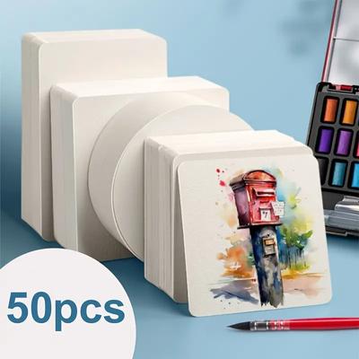 30/50 шт. Акварельная бумага, акварельная бумага, открытки плотностью 300 г/м2, идеально подходят для рисования, сделай сам, благодарственные открытки, поздравительные открытки, рождественские приглашения на день рождения