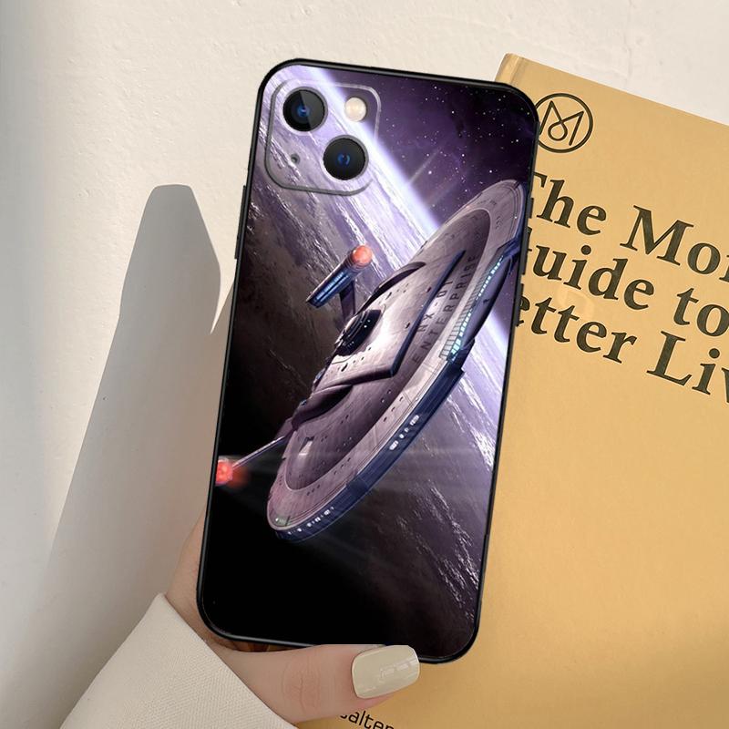 Space Ship Art Phone Case For iPhone 17 16 15 14 13 11 12 Pro Max mini XR 16e 15 16 Plus 17 Air Full Cover
