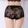 Women Briefs Breathable Elastic Hollow Out High Waist Trendy Inside Wearing Cotton Lace Stitching Ladies Briefs