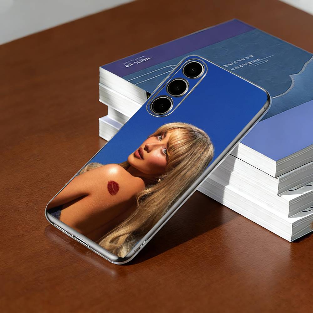 Чехол для телефона Sabrina Carpenter-C Short Sweet для Samsung A10, 12, 20, 21S, 30, 31, 40, 50, 51, 52, 70, 71 Прозрачная крышка