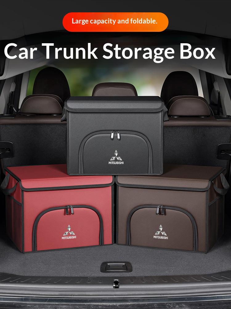 rvcr3 Car trunk Foldable storage box shoe storage organizing box For Mitsubishi Outlander Evolution X Pajero ASX Triton Colt Lancer EX