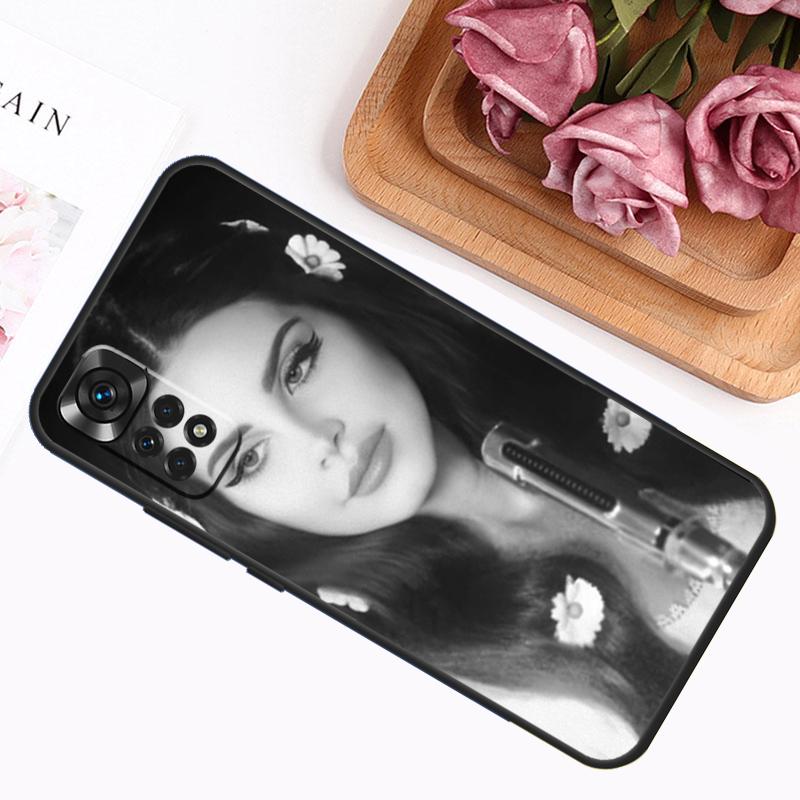 Чехол для телефона Xiaomi Redmi Note 11 10 9 8 12 Pro Plus 12S 11S 10S 9S с изображением певицы Ланы Дель Рей Чехол для Redmi 12C 10C 9C
