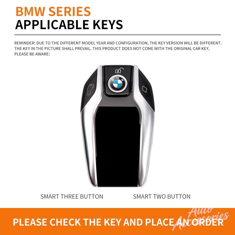 MLKL5 Car Key Case Cover Bag Keychain Accesories For Bmw 1 3 5 7 Series X1 X3 X5 X6 X7 F30 G20 F34 F31 G30 G01 F15 G05 I3 M4 Series