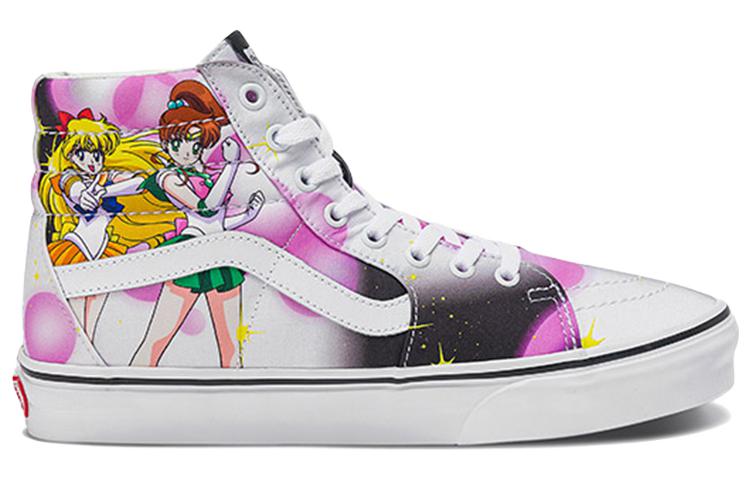 Sk8 Сейлор Мун x Sk8 Vans-Hi 'Прекрасная Защитница - Черный Розовый' VN0A7Q5NB9P