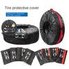 Dust-proof Car Spare Tire Cover Polyester Protection Spare Tire Bag  Vehicle Tyre