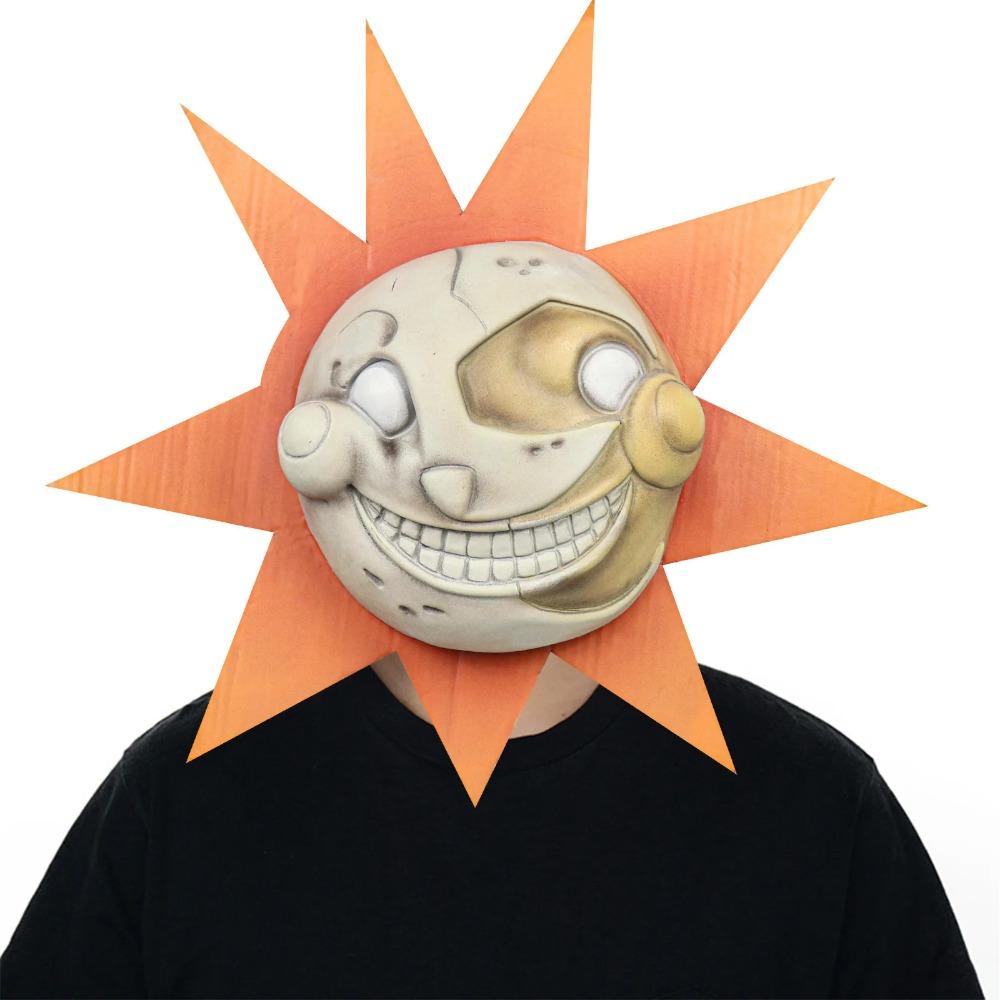 Security Breach Cosplay Prop, Sun Mask, Halloween Party Costume