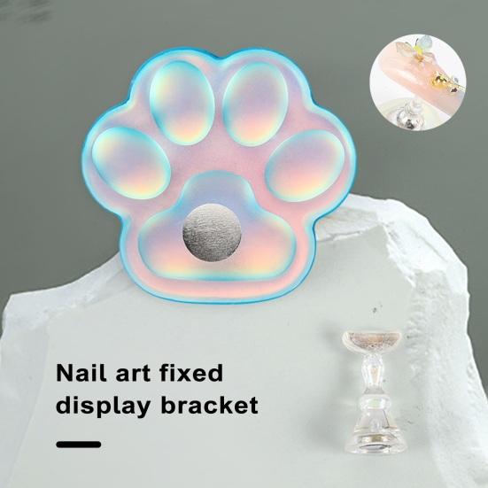 Подставка для практики ногтей, поддержка лап для маникюра, стабильная, экологически чистая кошка для ногтей, для художественной демонстрации навыков