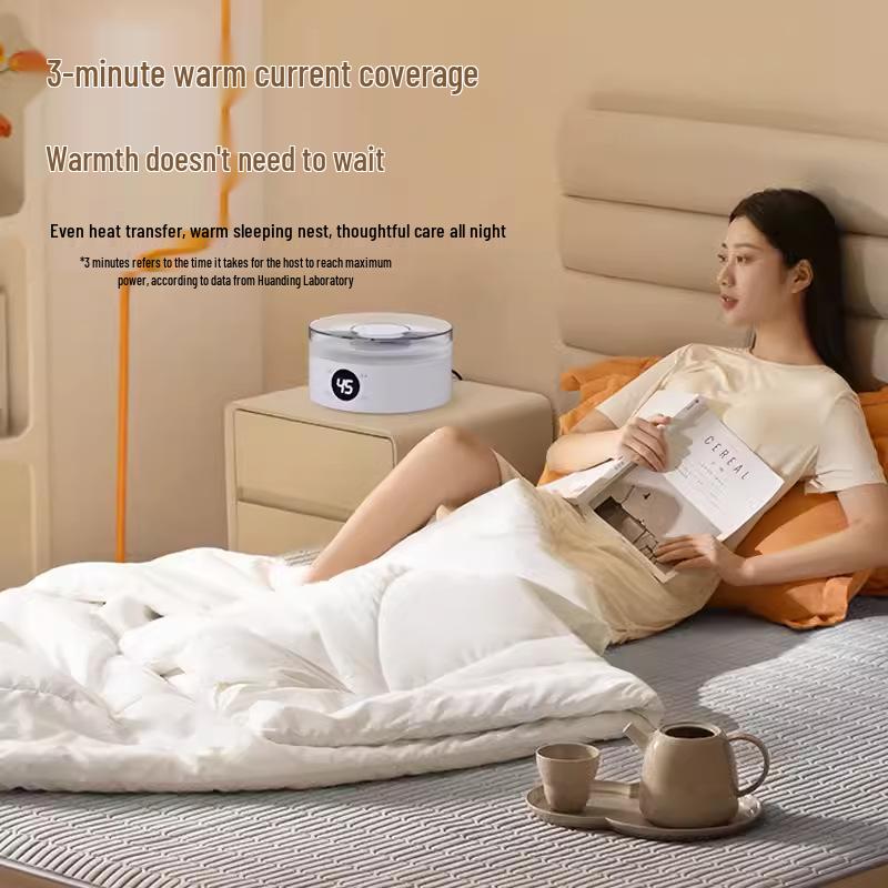 Hydronic Electric Blanket 2024: Heated, Dehumidifying, Mite-Removing, Washable for Single Beds