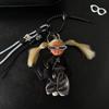 Trendy Sunglasses Sweet Cool Silicone Doll Bag Decorative Pendant Retro Keychain