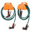 Wall Mounted Hose Pipe Hanger Rack Tap Watering Hose Organizer Winding Frame Storage Holder Pipe Plastic Car Washing Hose Reels