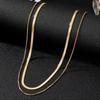 2023 Новый изысканный подарок унисекс, золотой ночной клуб, универсальная цепочка для свитера, простое ожерелье из двух частей для девочек, модное элегантное двухслойное ожерелье, комбинация