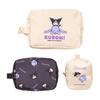 Sanrio KUROMI Travel Pouch 3 Set Japan NEW Sanrio Characters