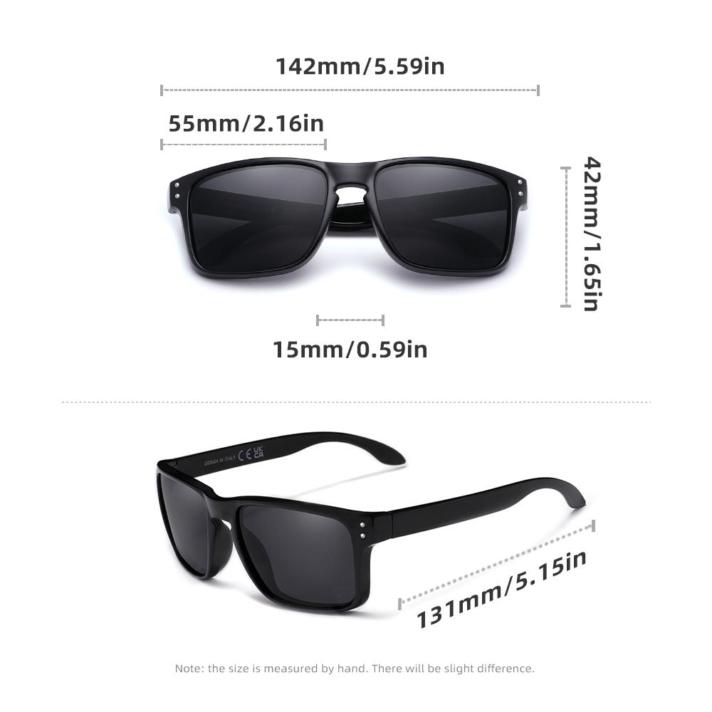 WIMN Классические поляризованные мужские солнцезащитные очки Женские солнцезащитные очки Антибликовые зеркальные линзы Очки для спорта на открытом воздухе