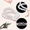 10 Pcs Stretch Wedding Pearl Wristband Wrist DIY Decor Corsage Bracelet Corsage Wristlet Band  Prom