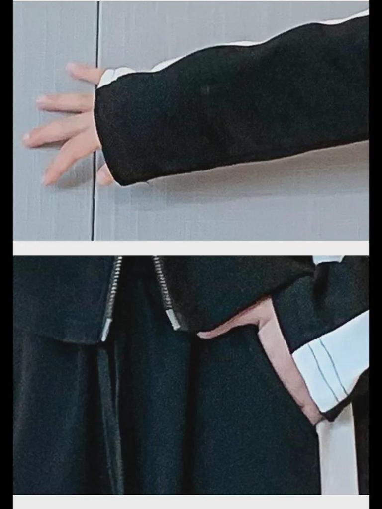 Girls' Autumn Leisure Suits: Striped Sports Pants & Stylish Sweatshirts, Two-Piece Set for Older Kids – Perfect for Spring & Fall.