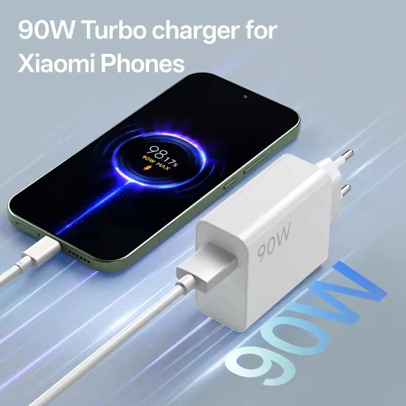 Xiaomi 90 Вт Быстрое Зарядное Устройство Для Xiaomi 15 14 13 12 11 Pro Ultra Lite USB На Type C Кабель Быстрой Зарядки Для Телефона Для Redmi Note 12 Аксессуары