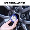 4pcs 56mm Aluminum Alloy Car Wheel Center Decal Hub Sticker For Mercedes Benz GLE GLC A B C E Class W176 W246 W205 W213 AMG Car Styling