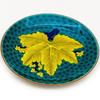 Waza No Kura: Stylish Kutani Ware Plate with Blue Tree and Leaf Design, Brand Name Japanese Tableware, Made In Japan, Birthday Gift