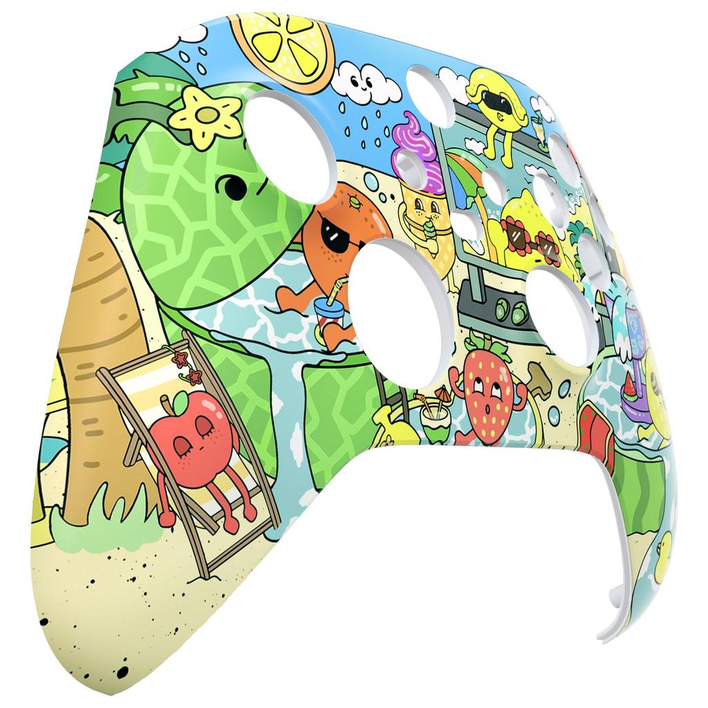 Кастомная лицевая панель для Xbox Series с милым дизайном и мягкой на ощупь передней крышкой для Xbox Series и Xbox Core, не eXtremeRate's X/S, X/S