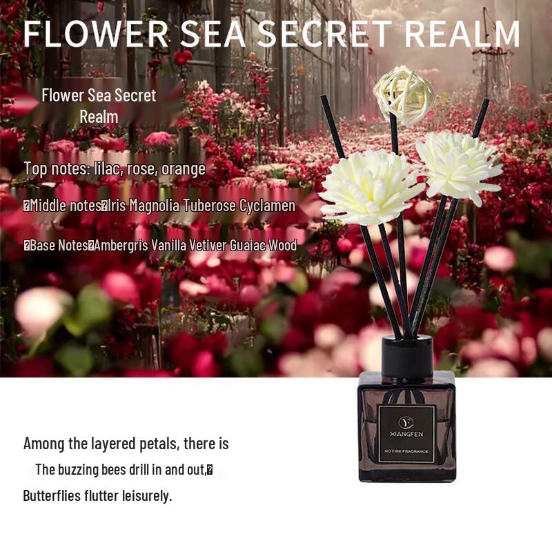 Miao Yijia Sola Flower Square Bottle Reed Diffuser