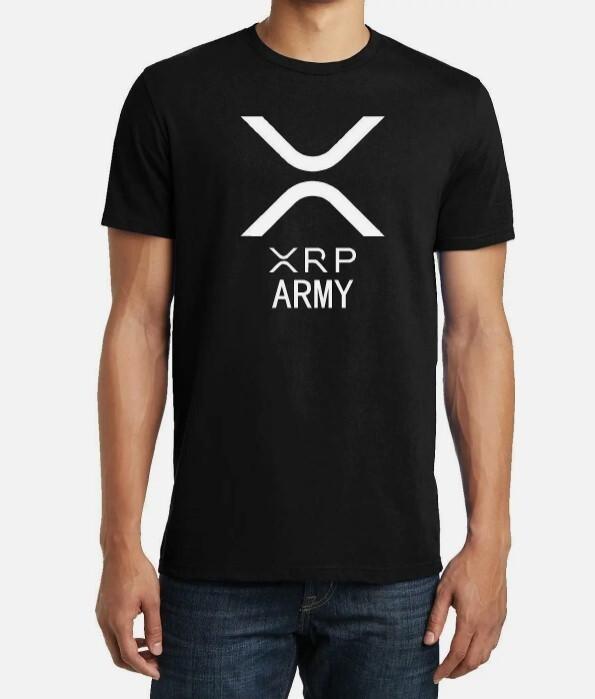 Футболка XRP ARMY, Монета, Криптовалюта, Moonshot, Ripple