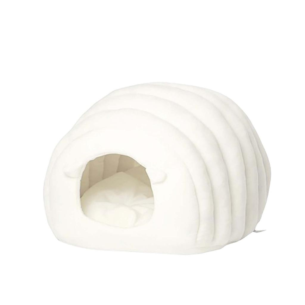 Лежанка для питомца Caterpillar Pet Four, закрытая зимой, утолщенная и теплая с плюшем, кровать
