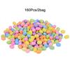 80/160 Pcs Colorful Easter Eggs Glitter Foam Bird Pigeon Happy Easter Party Home Decoration Kids Gift Basket Filler DIY Crafts