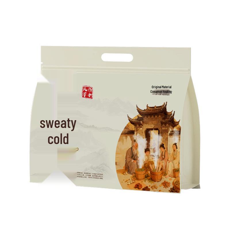 Травяная ванночка для ног с полынью и сычуаньским перцем - Порошок для изгнания холода и улучшения сна