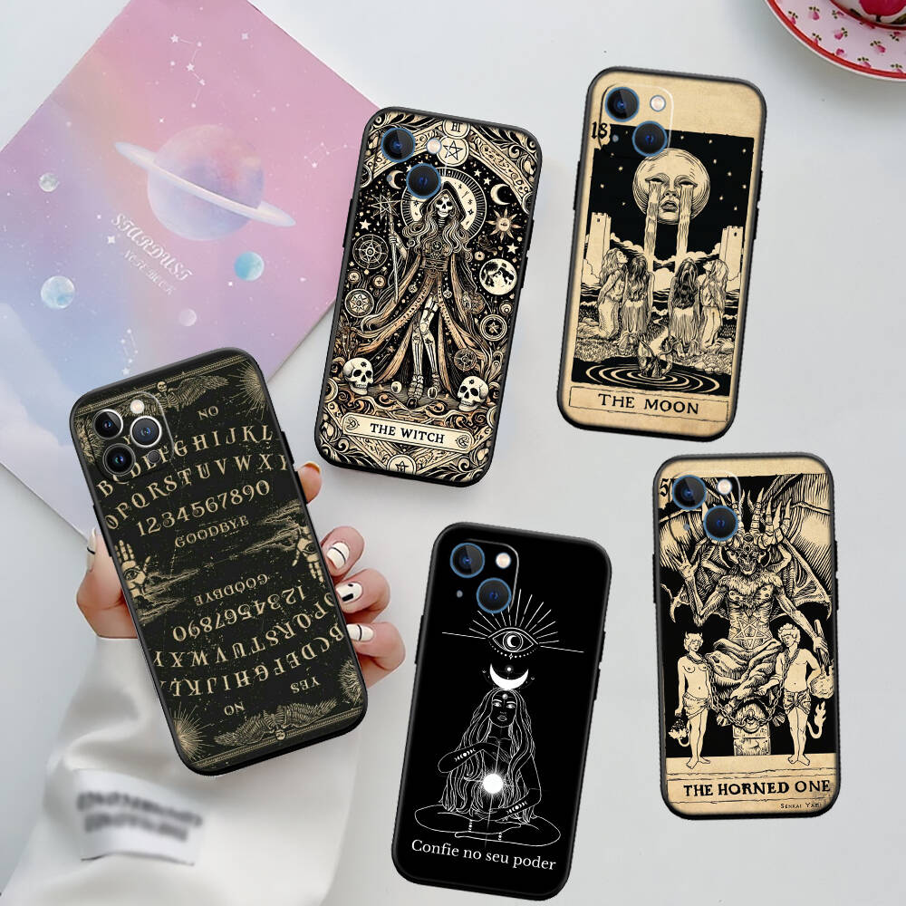 Divination Tarot Phone Case for Xiaomi Poco C40 C51 C50 C55 C65 C71 C75 C85 F8 F7 F6 F5 F3 F2 X7 X6 X4 X3 M7 M6 M5 M4 M3 M2 Pro