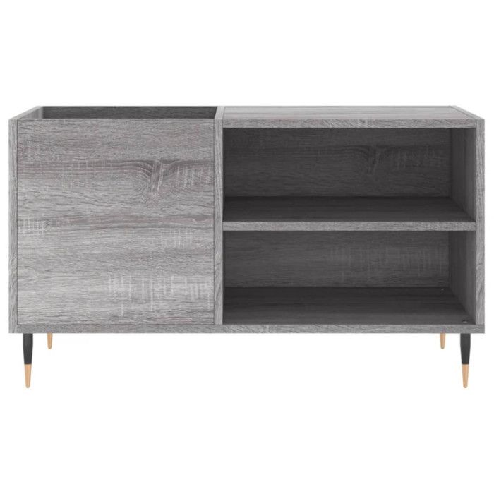 VidaXL Cabinet for Records Sonoma Grey 85x38x48 Cm Engineered Wood 831698
