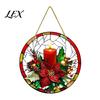 Acrylic Hanging Decorations Christmas Tree Ornaments, Festive Pendants with Lanyard for Holiday Ornaments Party Home Decoration, Indoor Scene