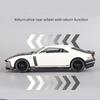Суперкар GTR50, литая под давлением модель автомобиля, масштаб 1/18, игрушечный автомобиль с откатным механизмом, звуком и светом для детей, коллекция подарков для мальчиков и девочек