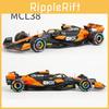Alloy Simulation Mclaren F1 Mcl38 Monaco Racing Car Model Ornament Children Toy