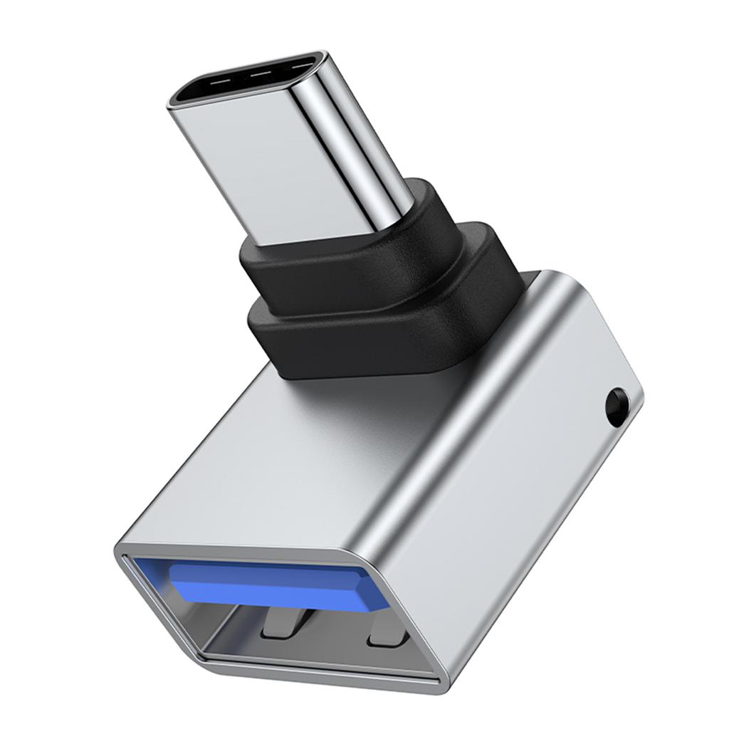 USB 3.0 Female to Type C Male 90-градусный угловой удлинитель USB C Upward Downward OTG Connector для ноутбука