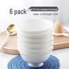 Yueyu Pure White Bone China Household Bowls