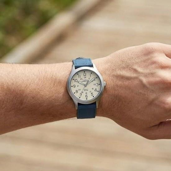 Timex Expedition Scout 36mm Watch Blue Natural