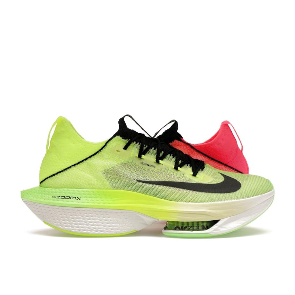 Nike Air Zoom Alphafly NEXT% 2 Ekiden Zoom Pack Unisex Sneakers Multi-Color Luminous-Green Crimson-Tint FQ8110-331