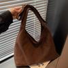 Ретро матовая большая сумка женская новая осенняя наплечная сумка высокая ценность текстура通勤 tote сумка большая вместимость