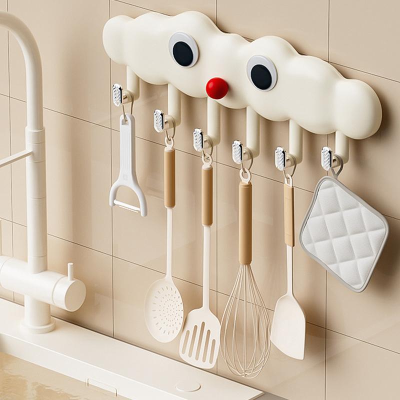 Облачные крючки на стену Мультяшные крючки за дверью Крючки для одежды Экономичные крючки Смешной крючок для полотенец для спален, гостиных, ванных комнат