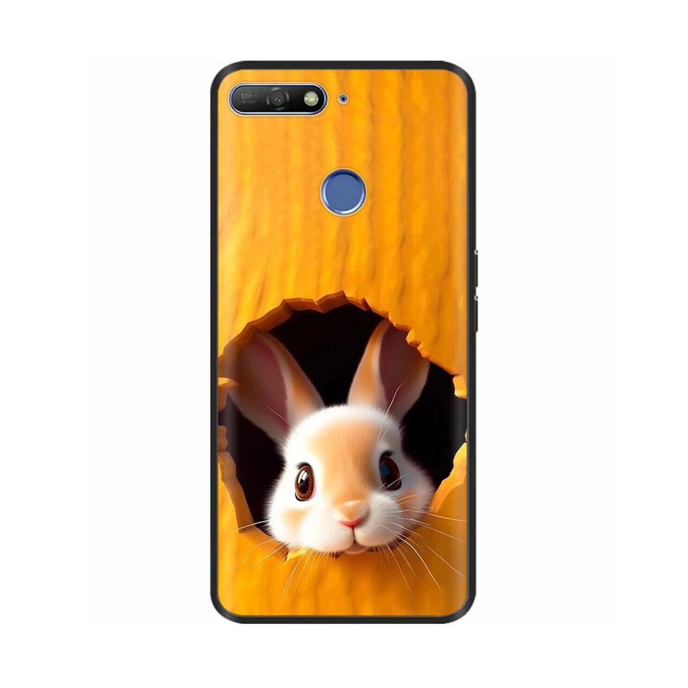 Cute Candy Painted Cover For Huawei Honor 7A Pro Case Soft Silicone Back Cover For Honor 7C Cases Honor7A Pro 5.7" Cases Bumper