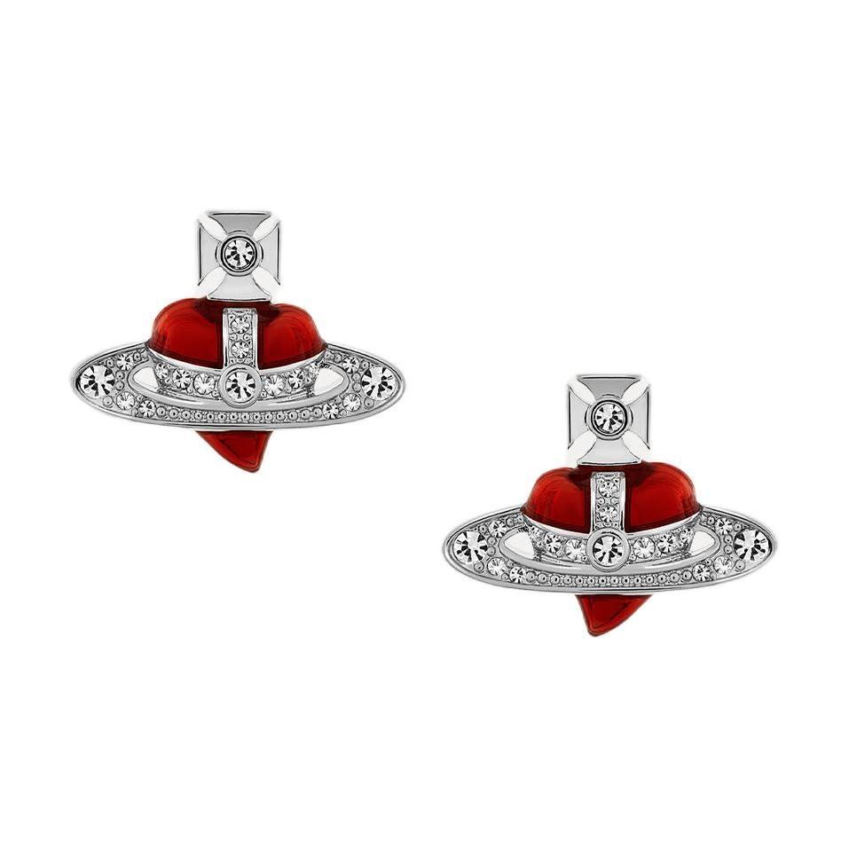 Vivienne Westwood Orb Shaped Embellished Earrings Women's 6201033K02P383P383